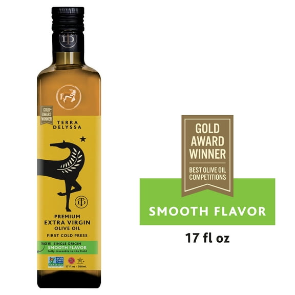 Terra Delyssa Extra Virgin Olive Oil, 17 fl. oz., Glass