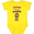 thumbnail image 3 of Inktastic Yorkshire Terrier Dog Yorkie Boys or Girls Baby Bodysuit, 3 of 5