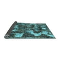 thumbnail image 2 of Ahgly Company Indoor Rectangle Abstract Light Blue Modern Area Rugs, 3' x 5', 2 of 4