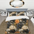 thumbnail image 2 of Designart "Marigold Brilliance Collage III" Floral Bedding Covert Set - Cottage Bed Set With 2 Shams, 2 of 5