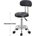 Black Bar Stools, Height Adjustable Bar Stools for Kitchen Island, High ...