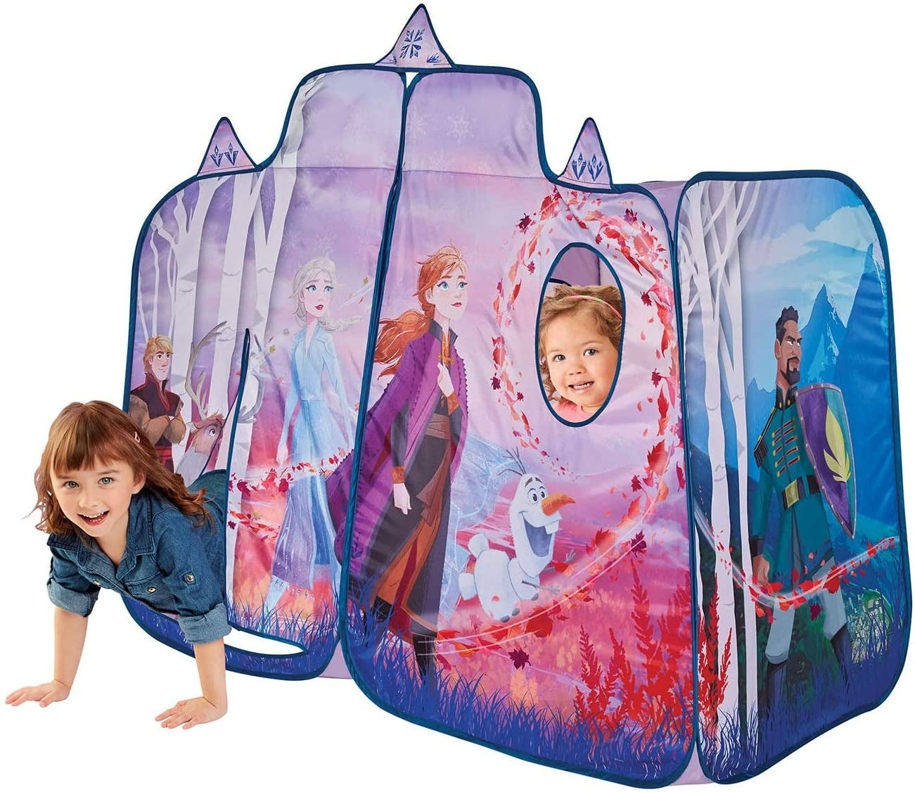 Disney Kids Pop Up Tent Frozen 2, Children's Playtent Playhouse For Indoor Outdoor, Great For Pretend Play In Bedroom Or Park, Blue (New Open Box)
