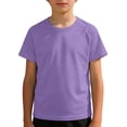 thumbnail image 4 of Kids Unisex Raglan Sleeve Mesh Shirts, Breathable Casual Tops for School & Play, 3-14Y, 4 of 4
