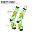 thumbnail image 2 of Naloa Corn 7 Thigh High Socks Extra Long Stretchy Sock Women Over Knee High Opaque Stocking Daily Wear, 2 of 6