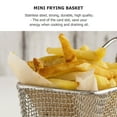 thumbnail image 3 of Panier de Drainage en Acier Inoxydable Carré Panier Frit Poulet Frit Carré Grille de Friture, 3 of 8