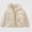 White, variant on Teylalorva Girl'sOuterwear Jackets Turn Down Collar Zip Up Long Sleeve Down Cotton Puffer Coat Warm Winter（2-15） Blue Size 2T