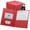 Red, variant on FILE-EZ Two-Pocket Folders, Red, 25-Pack, Textured Paper, Letter Size (EZ-52558)