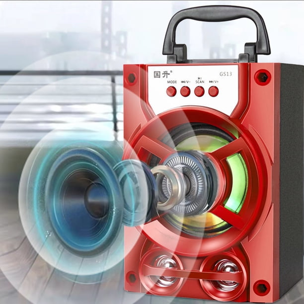 Puntoco Micrófono Audio Máquina Integrada Altavoz Bluetooth Inalámbrico Portátil Karaoke Danza Subwoofer Pago Doméstico Pequeña Reunión De Audio Familia