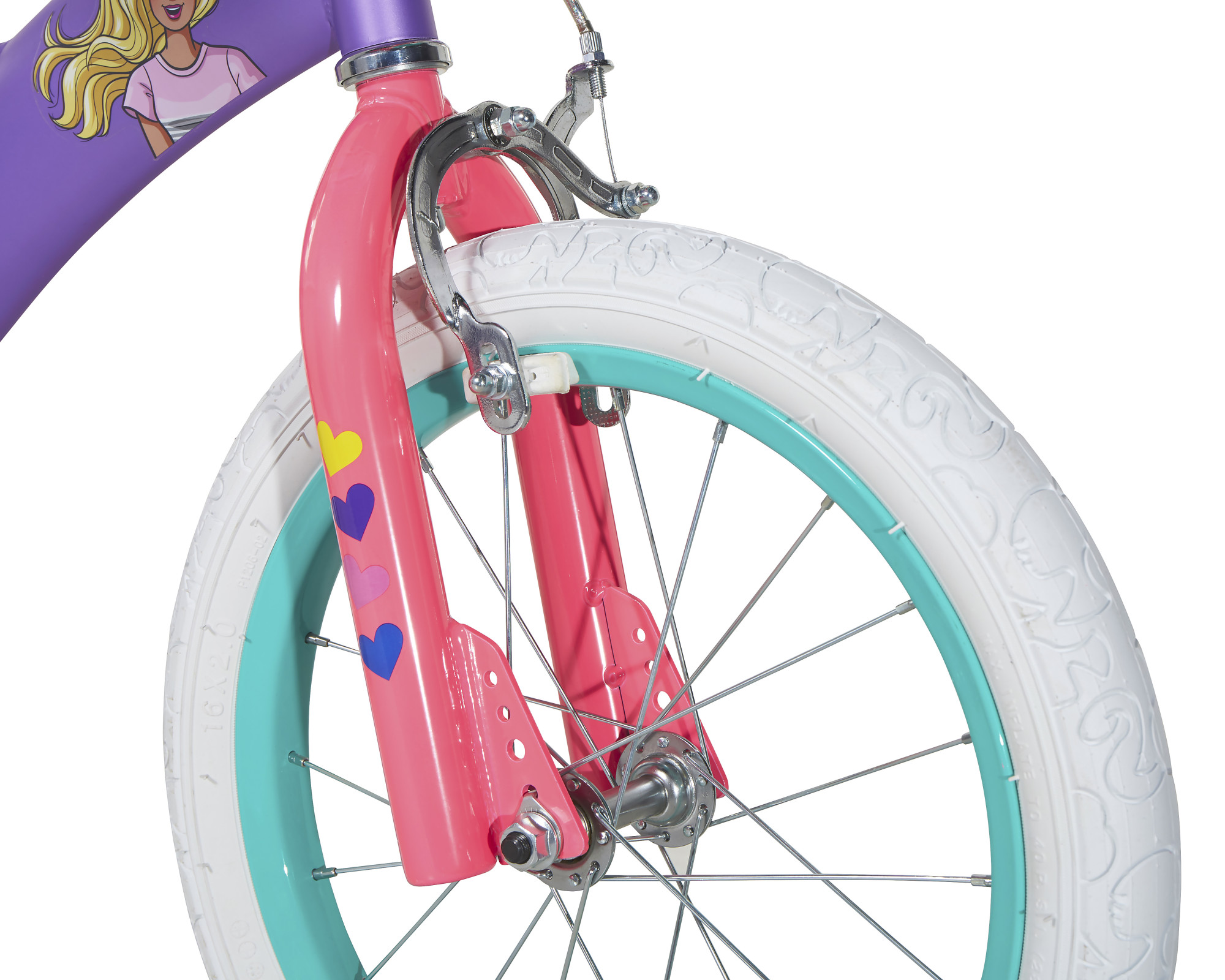 Dynacraft Barbie 16-Inch BMX Bike For Age 5-7 Years - image 3 of 11