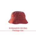 thumbnail image 4 of QualitChoice Comfortable Bucket Hat Fishermen Caps Clothes Decoration Fashion Accessory Orange M 1Set, 4 of 6