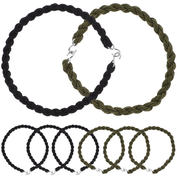 OUNONA Adjustable Elastic Legging Straps with Metal Hooks for Outdoor Camping, Hiking, Cycling, and Sports Activities