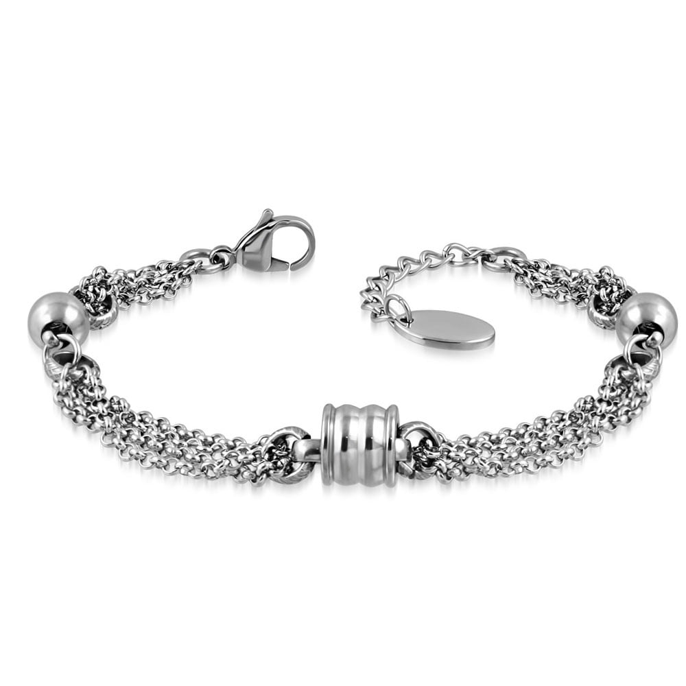 Silver and Gold Multi Charm Bracelet - color options main image 0