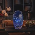 thumbnail image 4 of Yatskia Purple Dragonfly Cremation Urns for Human Ashes Adult Man, Decorative Urns for Adult Ash, Small Burial Urn for Ashes for Women, (Classic 10 Inch and 3 Inch), 4 of 8