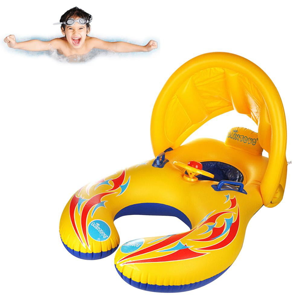 for Swimming Pool Kids Swimming Ring Inflatable Floating Ring Bathing Inflatable Double Raft Rings Toy Household Bath Bathing Swimming Neck Ring Water Athlete Swimming Pool Accessories 