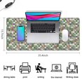 thumbnail image 5 of Long Mouse Pads for Desk,Colorful Checkered Cow Pattern Desk Mats on Top Of Desks, Desk Mouse Pad Extra Large with 3mm Non-Slip Base and Stitched Edge for Gaming,Office,Work,Home 35.4"x15.7", 5 of 6