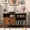 Walnut, variant on Record Player Stand, Large Turntables Stand with Vinyl Record Storage Holds up to 350 Albums, Record Player Table for Living Room Office, Walnut