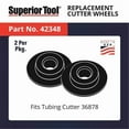 thumbnail image 3 of Superior Tool 42348 2 Pack- Replacement Cutter Wheel, 3 of 8
