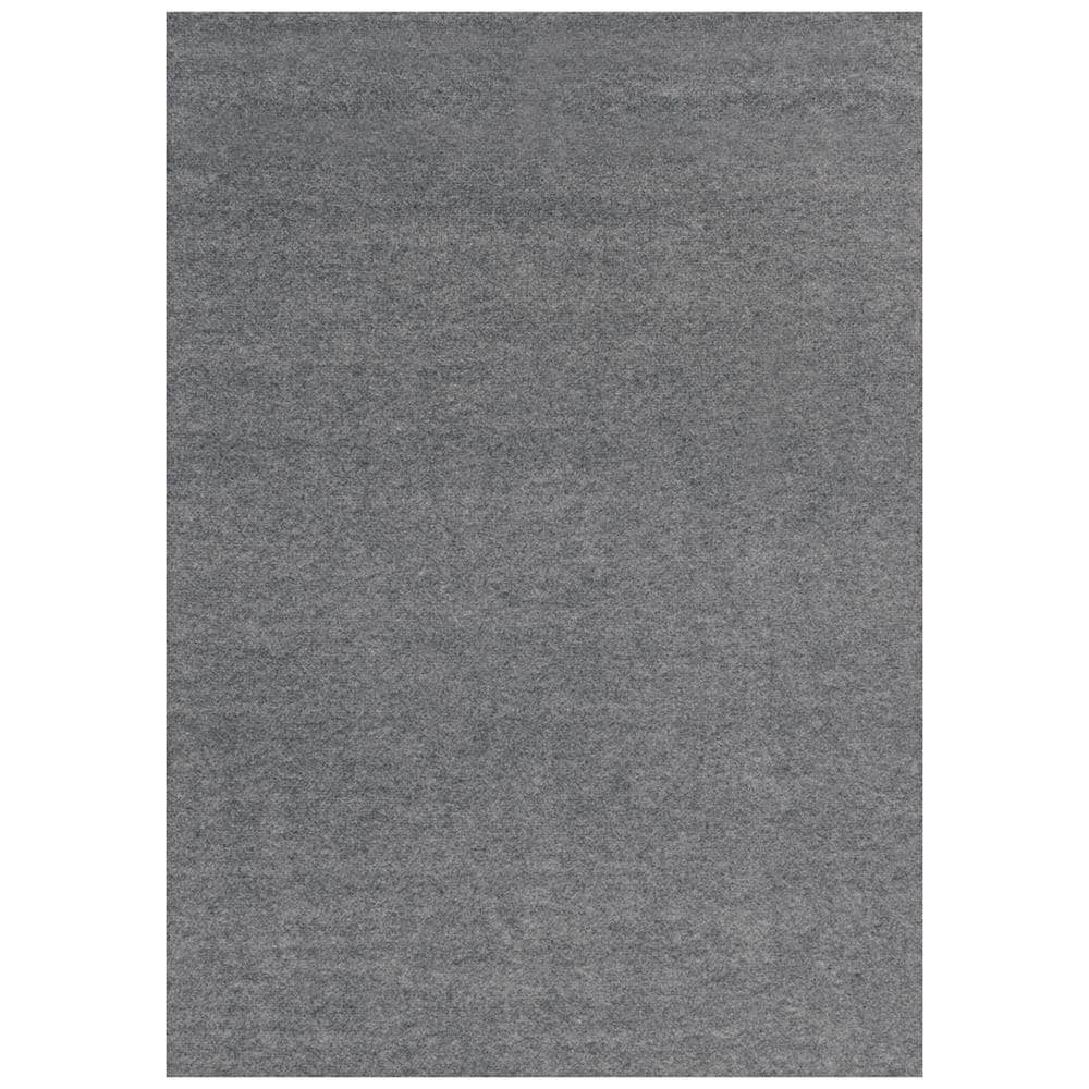 Gray Floor Carpet Deck RV Office Ground Mat 6x8 ft Indoor Outdoor Area Rug Grey 