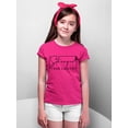 thumbnail image 3 of Breast Cancer Support Stronger Than Cancer Pink Ribbon Youth T-shirt, XS, Cyber Pink, 3 of 6