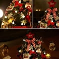 thumbnail image 3 of Árbol de Navidad de escritorio, mini árbol de decoración navideña, decoración navideña para mesa, escritorio y mostrador, 3 of 5