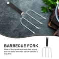 thumbnail image 4 of Stainless Steel Turkey Lifters Fork Four Pong Barbecue Roast Fork Carving Meat Forks Tools for Cooking, 4 of 8