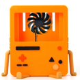 thumbnail image 1 of Nintendo Switch BMO Stand with Brushless Mute Fan, Orange, 1 of 3