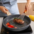 thumbnail image 2 of Frying Shovel Stainless Steel Frying Spatula Shovel Fish Slice Kitchen Utensils Frying Fish Spatula Leaky Shovel Cooking Utensils, 2 of 5