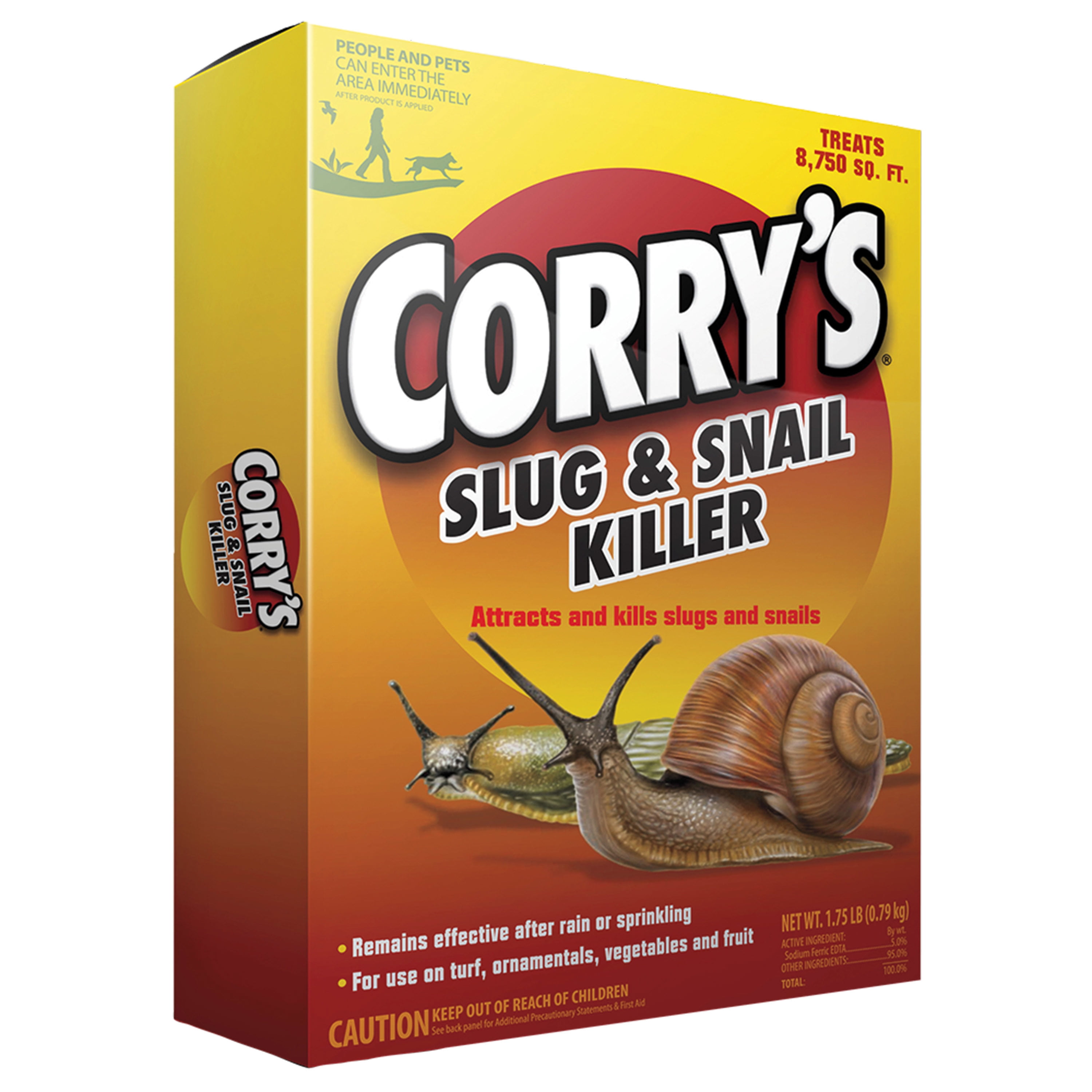 Snail and Slug Bait 2.5 lbs 3.25% Metaldehyde Controlled Release Pellets 