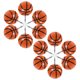 thumbnail image 5 of 12 ganchos para cortina de ducha con diseño de baloncesto, anillos redondos decorativos para cortinas de baño, protección de la privacidad., 5 of 7