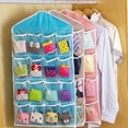 thumbnail image 3 of Joernso 16 Pockets Clear Over Door Hanging Bag Shoe Rack Hanger Storage Organizer, 3 of 8