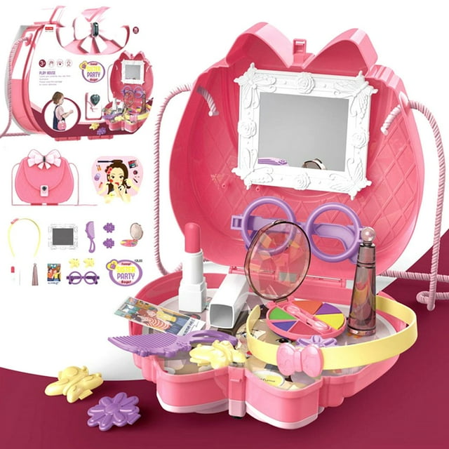Kids Pretend Play Set Creative Educational Pretend Play Toy with Crossbody Bag