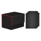 thumbnail image 2 of Caja de baraja de cartas con cierre magnético y capacidad para más de 100 cartas coleccionables. negro rojo, 2 of 9