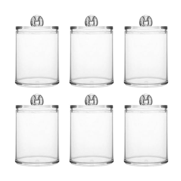 Easy Clean Home Travel Countertop Organizer With Lid Q Tip Box Cotton