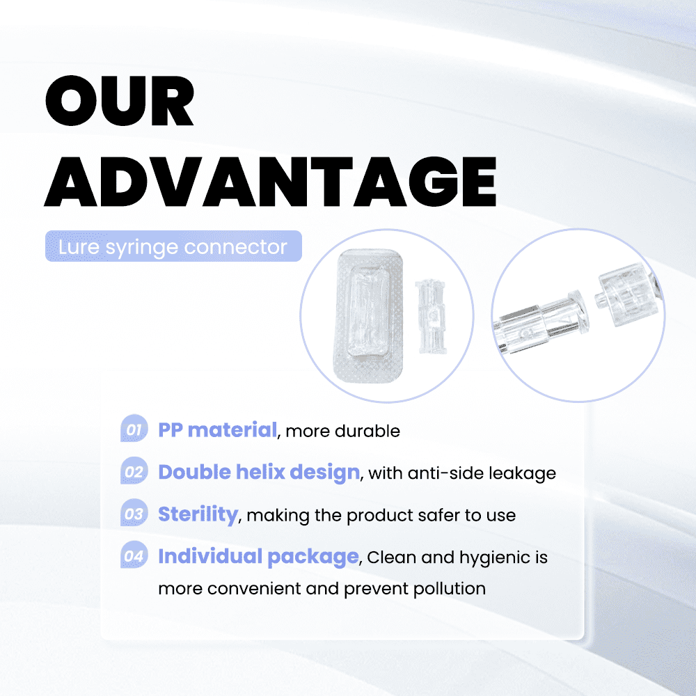Luer Lock Adapter,Transparent Female To Female Coupler Luer Connector Easy To Use (25pcs)