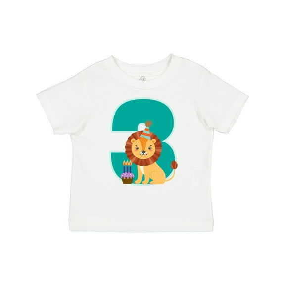 Inktastic 3rd Birthday Zoo Party 3 Year Old Boys or Girls Toddler T-Shirt