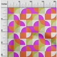 thumbnail image 2 of oneOone Silk Tabby Purple Fabric Geometric Craft Projects Decor Fabric Printed By The Yard 42 Inch Wide, 2 of 4