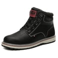 thumbnail image 1 of Botas de invierno ARRIGO BELLO para hombre, casuales, forradas en piel, color negro 8.5US, 1 of 9