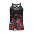thumbnail image 4 of Fankiway Débardeur pour Femmes, Imprimé, Sans Manches, Col Rond, Blouse, Liquidation, 4 of 5