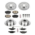 thumbnail image 3 of PowerStop Front and Rear Z23 Evolution Sport Carbon-Fiber Ceramic Brake Pad and Drilled & Slotted Rotor Kit Fits: BMW Select Models K4167, 3 of 10