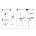 thumbnail image 2 of Kitchen Sink Soap Dispenser 350mL Large Capacity Dish Lotion Shampoo Dispenser Bottle Copper Built in Soap Dispenser for Kitchen Sink, 2 of 5