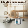 thumbnail image 2 of Pure Paw Fountain for Dogs & Cats, 2025 Upgraded 3.2L/108oz Stainless Steel Dog Water Fountain with Multi-Filtration, Ultra-Quiet Pump, Large Capacity for Small Dogs and Cats, 2 of 8