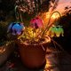 thumbnail image 5 of HWRETIE 3 Pack Metal Flower Garden Stakes Crystal Suncatcher Decorative Plant Stakes Outdoor Garden Yard Lawn Flower Bed Decoration Ornaments, 5 of 7