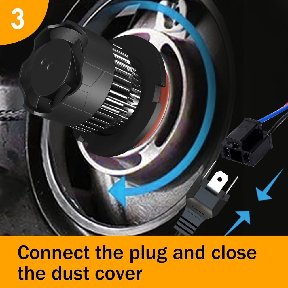 AUXITO HB5 9007 LED Headlight Kit Globe Bulbs High Low Beam Replace HID Halogen 782890729857