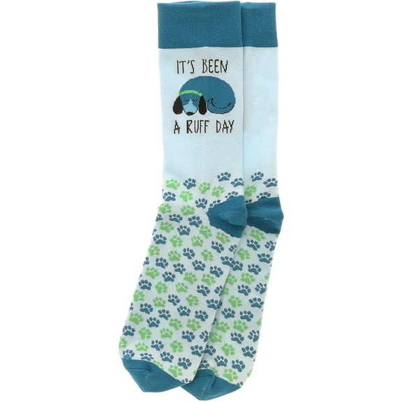 Pavilion Gift Company - Ruff Day - Unisex Crew Socks
Size: M/L