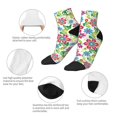 thumbnail image 5 of Rocae Vector Mexican Otomi Style Bright for Premium Adult Socks,Comfortable, Breathable, and Durable Socks, Perfect for Everyday Wear, 5 of 7