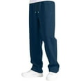 thumbnail image 2 of Gvdentm Boys Pants Size 12 Boys Baggy Sweatpants Straight Leg Open Bottom Casual Pants Elastic Waist Workout Athletic Joggers Pants Pocket(Dark Blue,5-6 Years), 2 of 5