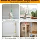 thumbnail image 5 of 2 juguetes furtivos para gatos, juguete colgante para gatos, puerta colgante, juguete interactivo para gatos, pelota para gatos, juguete con campana, cola larga, felpa suave estirable, 5 of 6