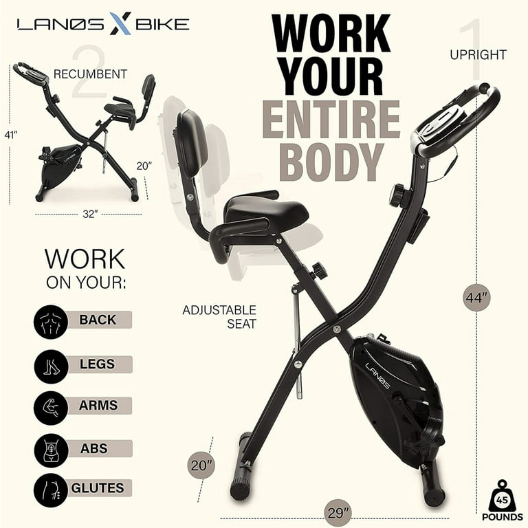 Lanos folding exercise bike manual hotsell
