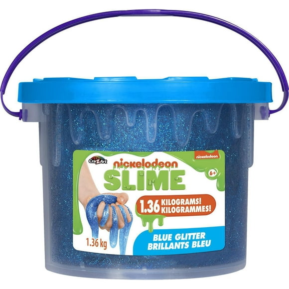 Nickelodeon Pre-Made Slime Tub - Blue Glitter