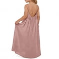 thumbnail image 6 of Girls Dress Backles Slinen-Cotton Dress Summer Boho Trendy 2059 Vacation Casual Flowy Sundresses, 6 of 6